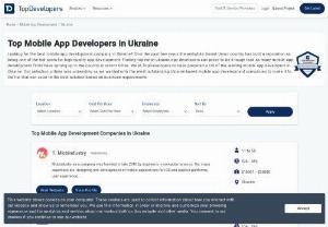 Top Mobile App Developers & App Development Companies in Ukraine - Profusely examined top Mobile App Development Companies in Ukraine with ratings & reviews to help find the best Mobile App Development solution\'s providers.