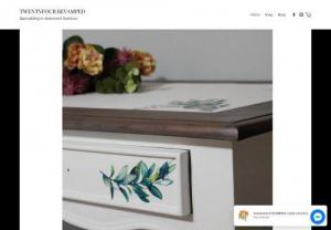 TwentFour Revamped - At TwentyFour Revamped we sell handpainted furniture we can custom paint your own pieces as well as sell diy products for furniture painting.