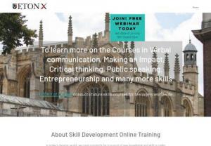 Online Courses from EtonX London College - Students need more than just good grades
To keep up with our rapidly changing world and stand out from the crowd, students need to be great communicators, great collaborators, adaptable, resilient and creative. EtonX delivers courses that bridge the gap between academic success and life in the real world.