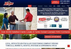 XTREME Heating & Air Conditioning, Inc. - XTREME Heating & Air Conditioning is a licensed and insured HVAC contractor and Bryant Factory Authorized Dealer. Our installers and service technicians are NATE certified and highly experienced. They receive regular training and are knowledgeable in all major HVAC brands. Call today to schedule an appointment. We offer free diagnostic service with every repair and provide on-site estimates for new installations and system change-outs.