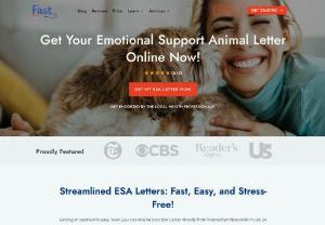 Fast ESA Letter - An Emotional Support Animal Letter is required for Housing with in pet. Emotional Support Animal helps improve Mental Health symptoms like Depression and stress. Every patient gets this letter permission with a doctor. Consult with a doctor by email and call. Emotional Support Animal Letter get to your email within 24 hours and you can housing with your pets.