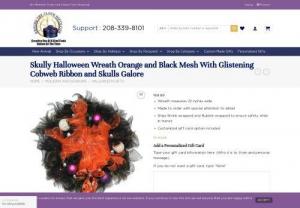 Halloween wreath - Get the unique Halloween decorating ideas for Halloween wreath gifts, and Many Halloween wreath type gifts come with different colors and for decoration. So, Visit at aroundtheclockgifts for more ideas related to these gifts, and Also, you can check it some more great ideas and decorative gifts for your party.