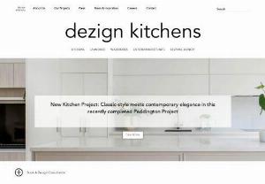 Dezign Kitchens - Dezign Kitchens is a Best Kitchen Renovation Company that offers Bespoke Kitchens in Willoughby. We provide High-quality kitchen designs at an affordable price.