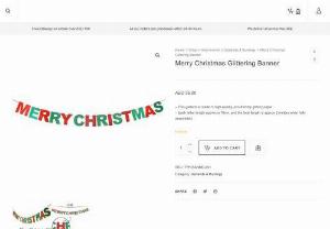 2021 balloon at Dubai - Merry Christmas Party Banner! This glittering banner is a great addition to the rest of your Christmas Celebrate the festive season with a cheerful & gorgeous Merry Christmas glittery letters banner. We also provide Christmas Themed Party Supplies & Christmas Party Decorations