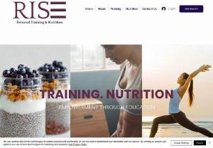 RISE Personal Training & Nutrition - Individual or small group personal training. In person or online options available. Nutrition advice and guidance