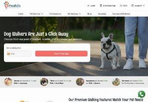 Dog Walking Services in Hyderabad - Dog walking services, pet walking services and dog walkers from Petsfolio. Find professional dog walkers and pet walking services near you with reasonable fees in all over India. Who are available at your own area and online.