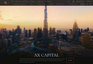 AX Capital Dubai - Do you plan on renting luxury property in Dubai? AX Capital can help! From 1 bedroom up to 7 bedrooms, we have an exclusive collection to suit varied preferences, budget, and requirements. Moreover, everything we do is personal and bespoke. We offer both unfurnished and fully-furnished villas designed elegantly and with sophistication.