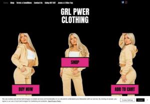 GRL PWER CLOTHING - A clothing brand based in Manchester which sells clothes to make you feel fabulous whether that\'s lounging around the house or going out with the girls.