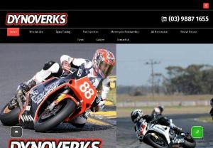 Dynoverks - Being equipped with the Dynojet approved power commander tuning center and latest technology tools and equipments Dynoverks was established in 2004, with a vision to deliver sturdy performance towards motorcycle tyres, Motorcycle fuel injection servicing and motorcycle dyno tuning in and across Ringwood and Knox.

Being one of the most versatile Motorcycle Service Centre in Victoria we pride ourselves in offering below mentioned services which also comprises of Dyno test motorcycle tune-ups.