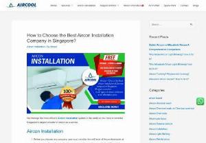 Aircon General Service - Aircool gives you the best installation service in Singapore for the past 5+years then Free Site Survey Available. we sell all types of aircon brands in Singapore.