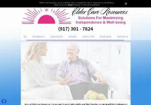 Elder Care Resources - ere, at Elder Care Resources, it is our goal to assist older , and their families, in coping with the challenges so often associated in managing the affairs of the elderly. We are committed to preserving the well being and dignity of the elderly and providing assistance to those seeking quality continuing care with a personal touch.
