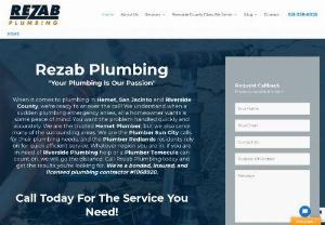Rezab Plumbing - When it comes to plumbing,  we're all you'll ever need! When a plumbing problem arises,  all a homeowner wants is some peace of mind. We want the problem handled quickly and accurately. Call Rezab Plumbing today and get the results you're looking for. We're a bonded,  insured,  and licensed plumbing contractor #1068920.