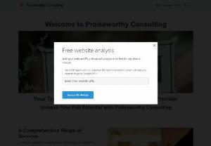 Praiseworthy Consulting - Helping small business Develop  their digital brand. Creating websites, social media content and accounts, and graphic design work.