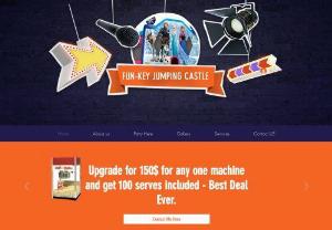 Funkey Jumping Castles - Funkey Jumping castles has got tons of options for your party needs, We have Jumping castle combos, Food & Drinks, Generators, 100 serves free with every combo and more.