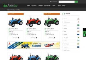 Captain tractor price in india 2020-Tractorgyan - If you want to know more about tractors with their on road price and features and with customer reviews,then visit our website to buy or sell old tractor.