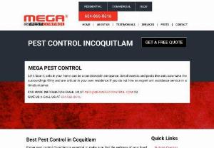 Pest Control Coquitlam - Find out the Pest Control services in Coquitlam. Mega pest control is most trusted company for pest control services provide the wide range of solution for pest control at affordable price in Coquitlam. Our Vancouver pest services are affordable and outstanding. Visit now!