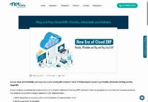 Screenshot of Flexible and Affordable Cloud ERP Software