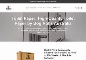 Bog Rolls - Bog Rolls is the leading toilet paper company and wholesale toilet paper suppliers in Australia. We aim to offer our customers the best toilet paper on the market. Not just any toilet paper but toilet paper that benefits as many people as possible. When you purchase Bog Rolls toilet paper, you are getting premium toilet paper at a great price delivered to your door. We are also donating 50% of our profits to ADRA.