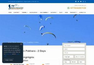 Paragliding In Pokhara | Paragliding Nepal | Northern Trekking Team - Annapurna Panorama Trek is one of the shortest and easy trekking trails in the Annapurna Region of Nepal. This trek is popularly known as Ghorepani Poonhill Trek and considered one of the beautiful trek offering satisfying natural sceneries as well as amazing mountain views in the most popular Annapurna region of Nepal. Ghorepani, situated at the elevation of 2,874 meters. It is a beautiful village in Myagdi district and Poonhill, situated at the elevation of 3,210 meters.