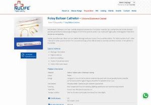 3 Way Catheter  - Nulife - The 3 Way Catheter is a large indwelling urinary catheter which has three lumens - for inflating the balloon which retains the catheter in the bladder, urine drainage and irrigation. The catheter simultaneously allows fluid to run into and drain out of the bladder.