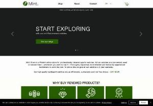 Mint Store - Mint Store is an online store for professionally renewed sports watches. All our watches are pre-owned, used or second hand - whichever you want to call it - thoroughly inspected, reconditioned and tested by experienced technicians to work as well as new ones. To prove this we give all our watches a 2-year warranty.