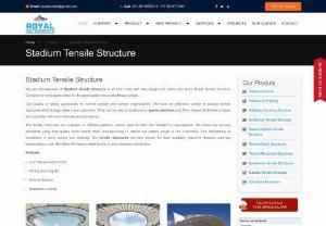 Stadium Tensile Structure - Royal Tensile Structure Company is most appreciated for the great quality and cost effective prices. We are manufacturer of stadium tensile structure in all over India with new design and colors and sizes.

Our Quality is widely appreciated by several people and various organizations. We have an extensive variety of stadium tensile structures which brings value to our customers. They can be used in auditoriums, sports stadiums and Farm House. Build time is faster and smoother with new...