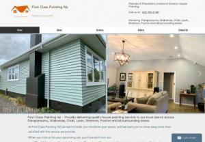 First Class Painting NZ - First Class Painting Nz -  Proudly delivering quality  house painting jobs to our local clients across Wellington, Lower Hutt, Upper Hutt, Porirua, Kapiti and surrounding areas.