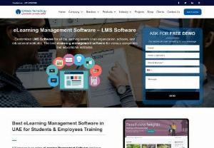 eLearning Management Software UAE - eLearning Management Software for the Schools,  Colleges,  Companies & Education Sectors in UAE. Best LMS Software to give your students & employees online training.