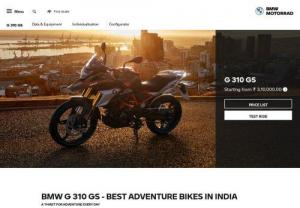 G 310 GS | BMW Motorrad - With the BMW G 310 GS, you can experience new adventures every day. Discover the numerous features that help you conquer your city and its surroundings.