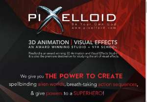 3D Animation Course - 3D Modelling and 3D Animation Training Institute - Pixelloid offers a wide range of career-oriented 3D animation courses to get jobs in animation filmmaking Industry. Get world class animation training in 4 months