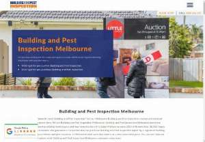Pre Purchase Building and Pest Inspection Melbourne - Pre Purchase Building and Pest Inspection report in Melbourne within 3 days by licenced builders. Trusted since 2010. Call/sms 0408666539.