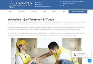 Workplace Injury Treatment Yonge - Advanced Spine centre offer the workplace injury treatment at the reasonable price in Yonge. We have highly professional chiropractor to provide the best treatment for workplace Injuries. Schedule an appointment with one of our chiropractor today at 416.440.2999.