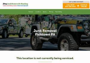 JDog Junk Removal & Hauling Fishtown - We\'re JDog Junk Removal and Hauling, the trusted team of Veterans, Veteran and Military family members who are eager to serve you and haul away your junk in Fishtown, Philadelphia.