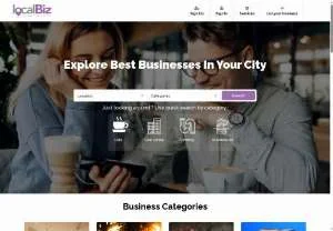 Screenshot of Local Business Directory Listings