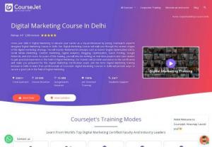 Digital Marketing Training in Delhi - Hone your skills in Digital Marketing to elevate your career as a top professional by joining CourseJet\'s experts designed Digital Marketing Course in Delhi.