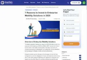 Screenshot of Enterprise Mobility Solutions by OneClick ITSolution