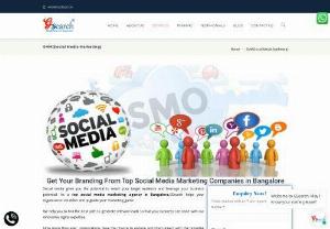 Best Social Media Marketing Company in Bangalore - We are one of the Top Social Media Marketing Companies in Bangalore make your brand active alive in this competition with us, as we are Best SMM agency.