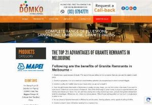 Granite Remnants Melbourne - Find the best Granite Remnants in Melbourne with us at Domko! Get to the official website and check out the details of the products with the officials! Follow the updates over there and get to us! Good day to you!