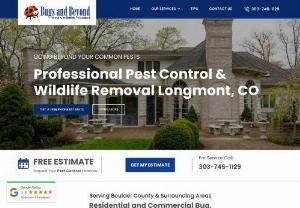 Bugs and Beyond Pest & Wildlife Control - Get in touch Bugs and Beyond Pest & Wildlife Control for getting comprehensive preventive treatment for insects. Our all treatments are kid, pet, and environmentally friendly. Our goal is to provide long-term solutions to your problem. Call us today!