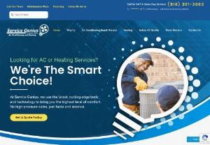 Service Genius Air Conditioning and Heating - 9761 Variel Ave Chatsworth, CA 91311 United States | 818-301-3663 | Voted #1 - CALL Southern CA, Best HVAC Contractors for HVAC system prices, maintenance, service or replacement, there is no better place to call than Service Genius.