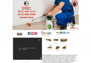 FUMIGADOR LATINO  973-888-9988 NEW JERSEY - Latino Fumigators specializes in eliminating bed bugs, cockroaches, mice. Our bed bug treatment kills bed bugs and their eggs for up to 90 days. Our exterminators are licensed and professional. They are trained to detect and treat bed bug problems and use effective solutions to eliminate all forms of bed bugs permanently.
target pest control is the most trusted bed bug exterminator in New York and New Jersey.