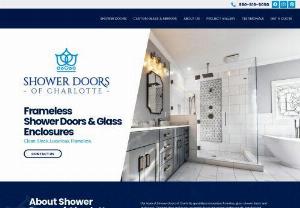Shower Doors of Charlotte - Clean. Sleek. Luxurious. Frameless.
Our team at Shower Doors of Charlotte specializes in luxurious frameless glass shower doors and enclosures. Our frameless enclosures are meticulously measured, professionally installed and enjoyed for a lifetime!