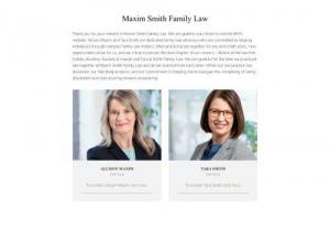 Maxim Smith Family Law PLLC - At Maxim Smith, attorneys Allison Maxim and Tara Smith are compassionate lawyers who provide the intelligent and effective legal representation you need to resolve what can feel like unresolvable challenges. From a basic Friendly Divorce to a peaceful mediation, Allison and Tara have demonstrated their mindful approach with clients just like you.