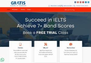 Gratis Learning best Ielts coaching in panchkula - IELTS/PTE/CELPIP Coaching institute in Panchkula/Zirakpur/Mohali: Get trained from Certified trainers in the best Institute forIELTS Training in panchkula. TheGratis LearningCoaching institute isone of the best IELTScoaching institutesin Zirakpur and Panchkula. We have a confident resume of our highly experienced trainers on our name. Through a well approached study agenda we thrive to guide our students closer towards their goals.