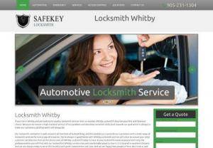 Locksmith Whitby - We offer the most affordable locksmith service in town. With our friendly, trustworthy, and professional locksmiths prepared to assist, you can guarantee that you will receive outstanding service from us. We provide a wide variety of services that includes lock installation, key replacement, and transponder key programming.