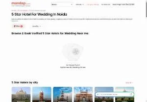 Screenshot of Wedding Hotels in Noida