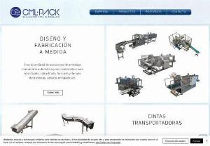 CML PACK - CMLPACK - Manufacturer of custom packaging machinery: Shrink Tunnel Wrappers, Packers, Stackers, Tray Formers and Fillers, Conveyor belts, etc.