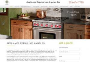 Appliance Repair Los Angeles - Appliance Repair Los Angeles addresses whatever home appliance services you require to keep your appliances at peak working condition. Our technicians have ample expertise and experience when it comes to repairing all sorts of problems with ovens, microwaves, stoves, and other kitchen appliances. We are the number one choice for homemakers in the city.

Address		118 N Larchmont Blvd, Los Angeles, CA 90004

Phone Number	323-454-7778