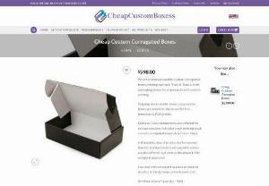 Cheap Custom Boxes, Cheap Custom Packaging Boxes USA - Cheap Custom Packaging Boxes Printing. We aim to offer high quality cheap custom packaging boxes printing to our customers in USA & Canada. Our custom printed packaging boxes are made from thick and sturdy 18pt and 24pt card stock for better quality.