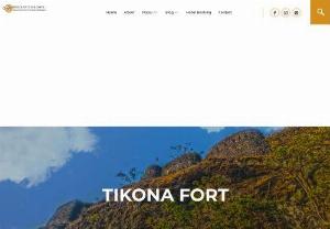 TIKONA FORT - This fort is also known as Vitangad is a hill fort in Maval near Pune in  Maharashtra. The fort is of pyramid shape and the name is also given as per it as Tikona means \